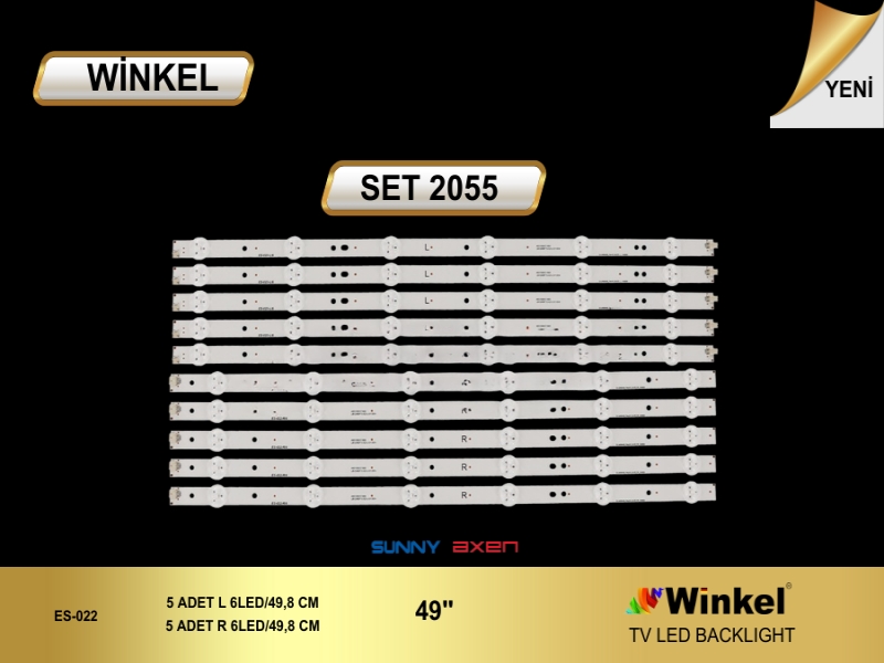 SUNNY TV D LED TAKIMI 10 PARÇA